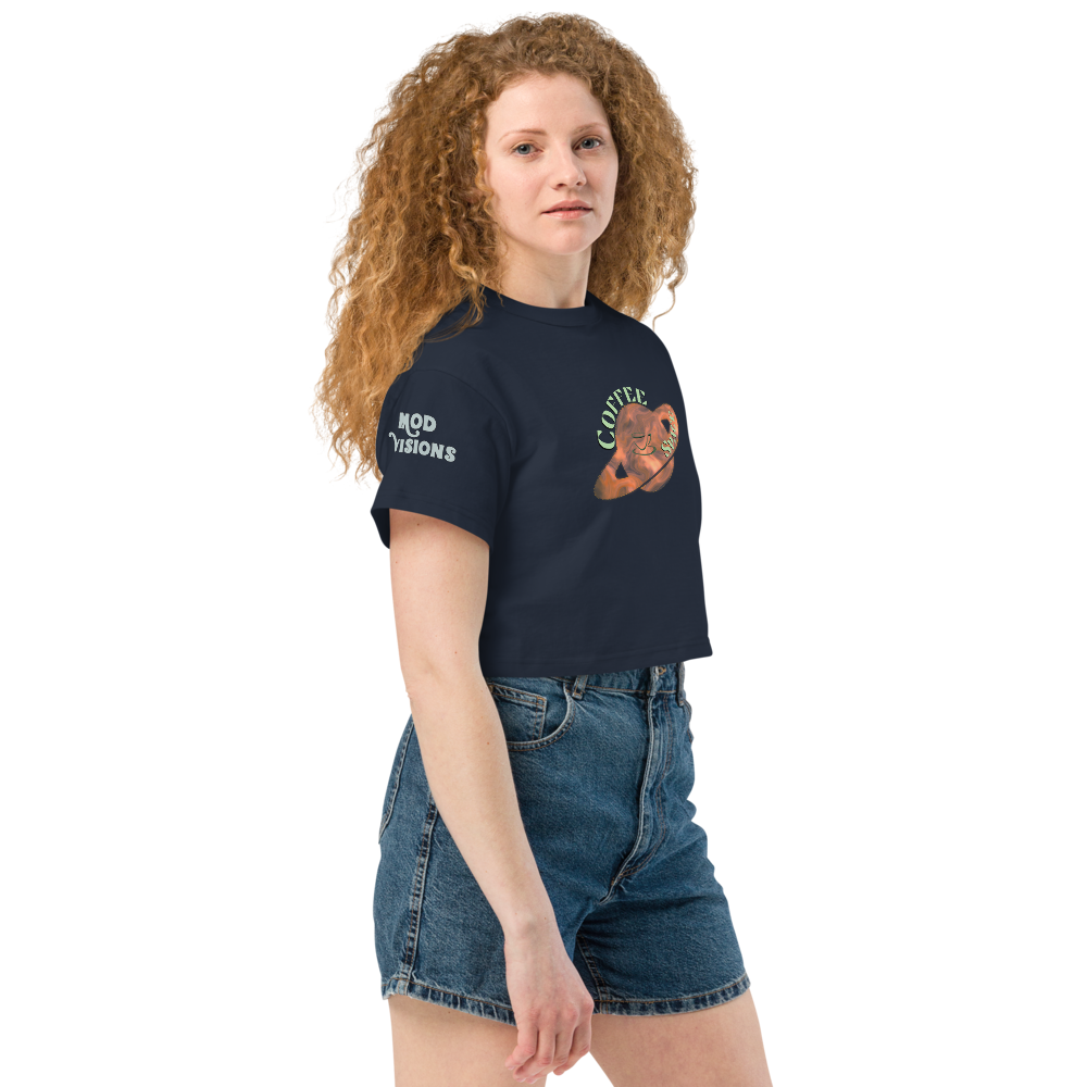 Coffee Space Crop Top - Mod Visions