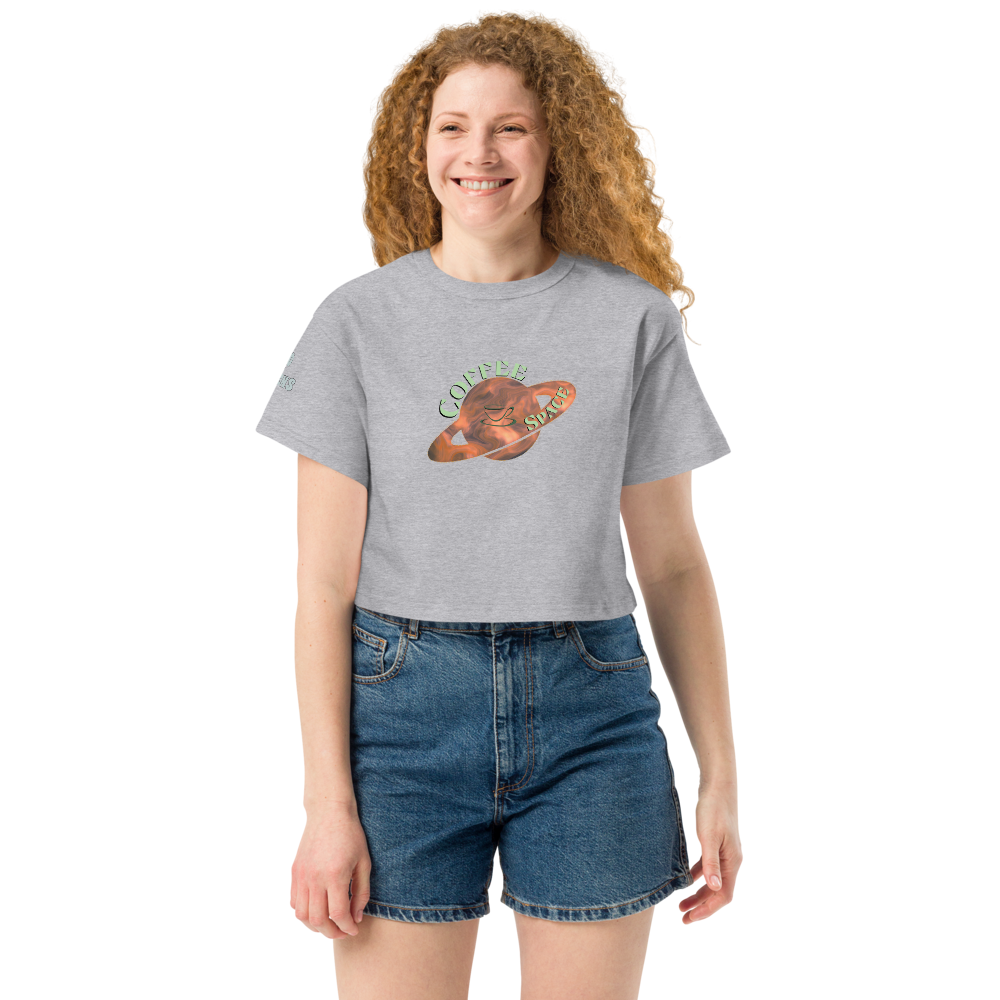 Coffee Space Crop Top - Mod Visions