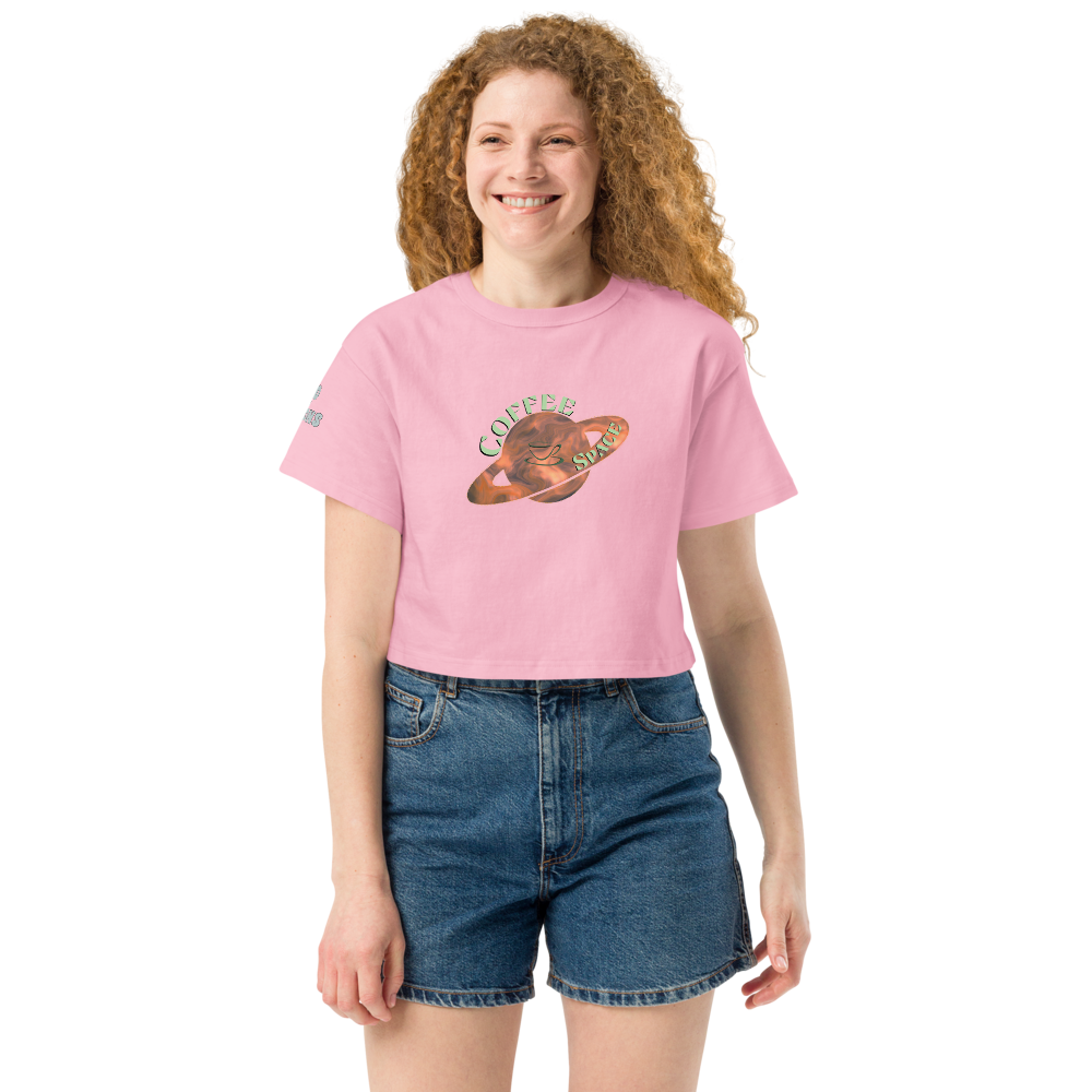 Coffee Space Crop Top - Mod Visions