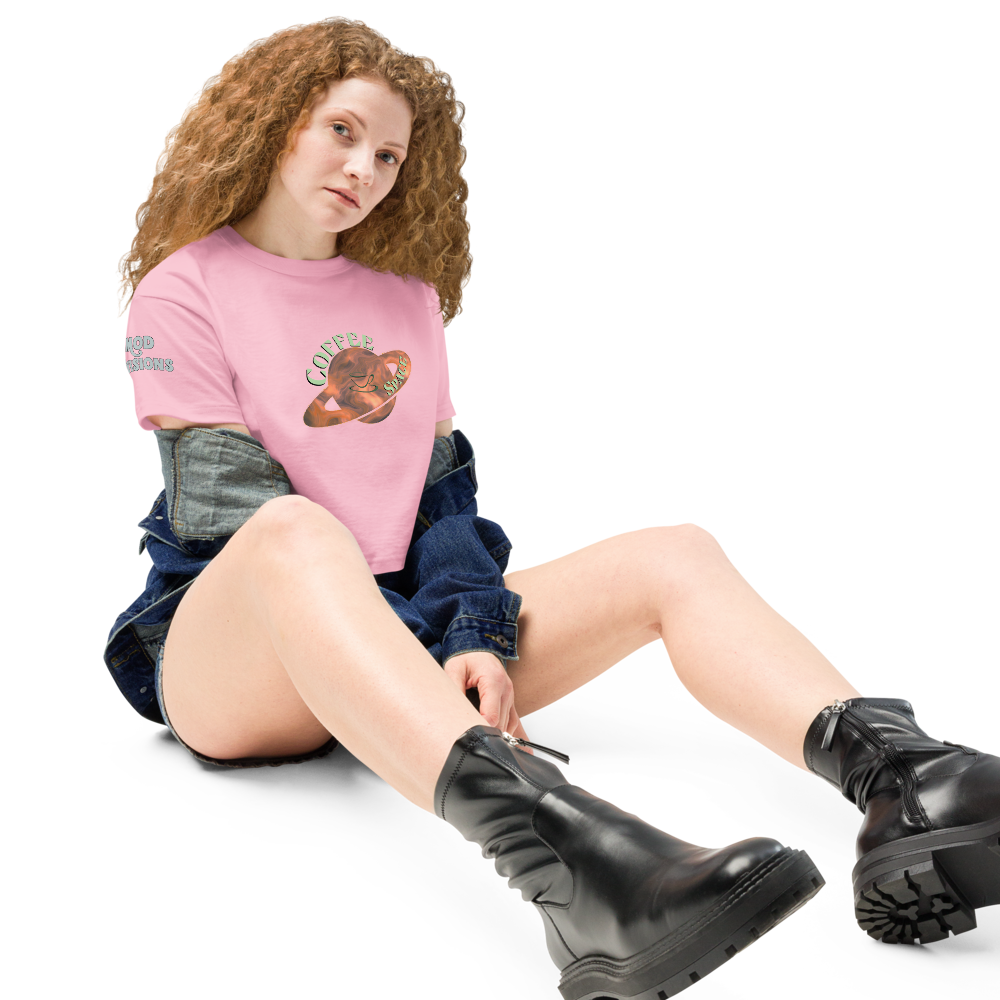 Coffee Space Crop Top - Mod Visions