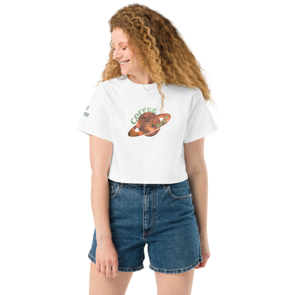 Coffee Space Crop Top - Mod Visions