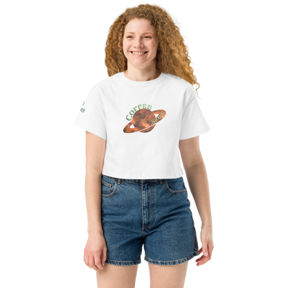 Coffee Space Crop Top - Mod Visions