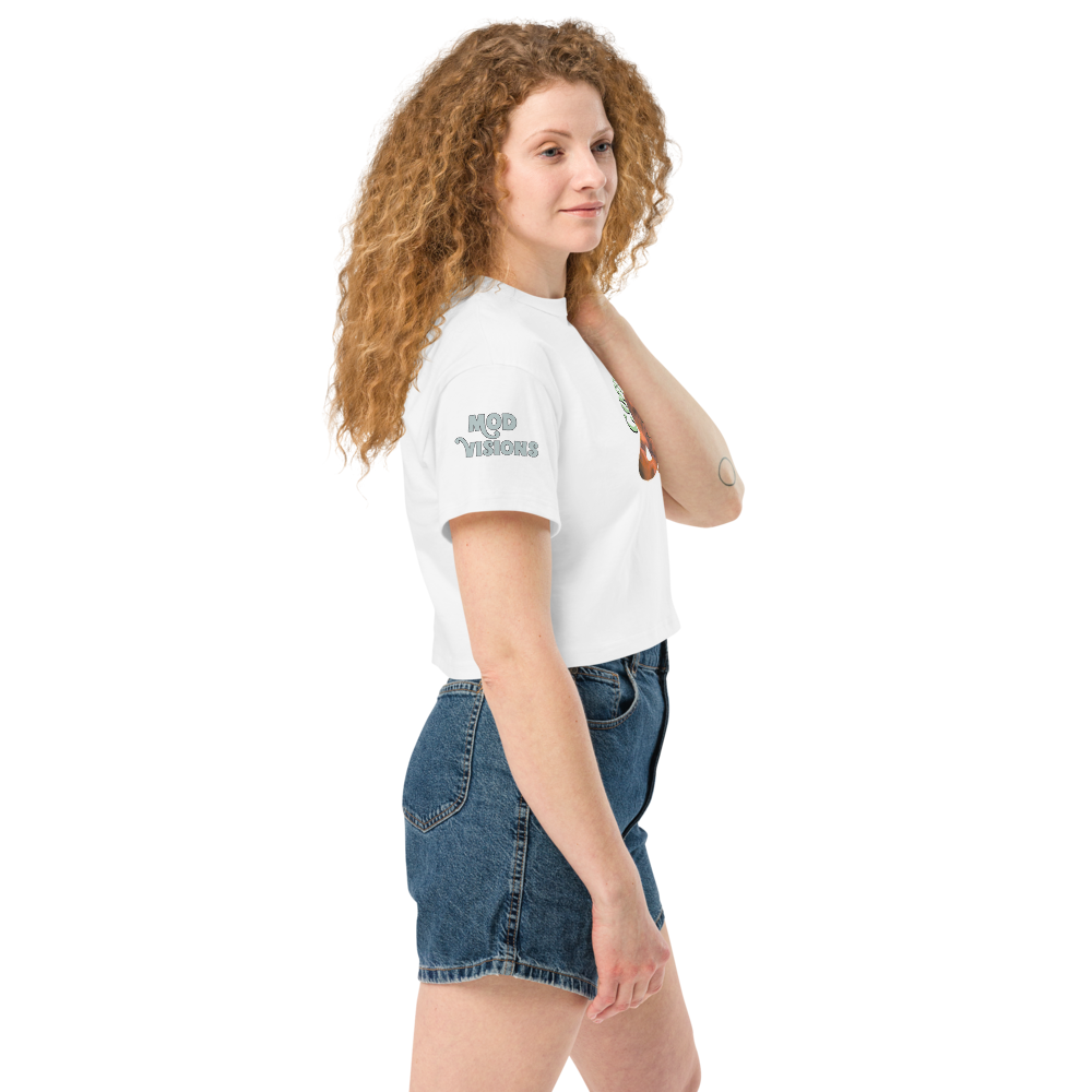 Coffee Space Crop Top - Mod Visions