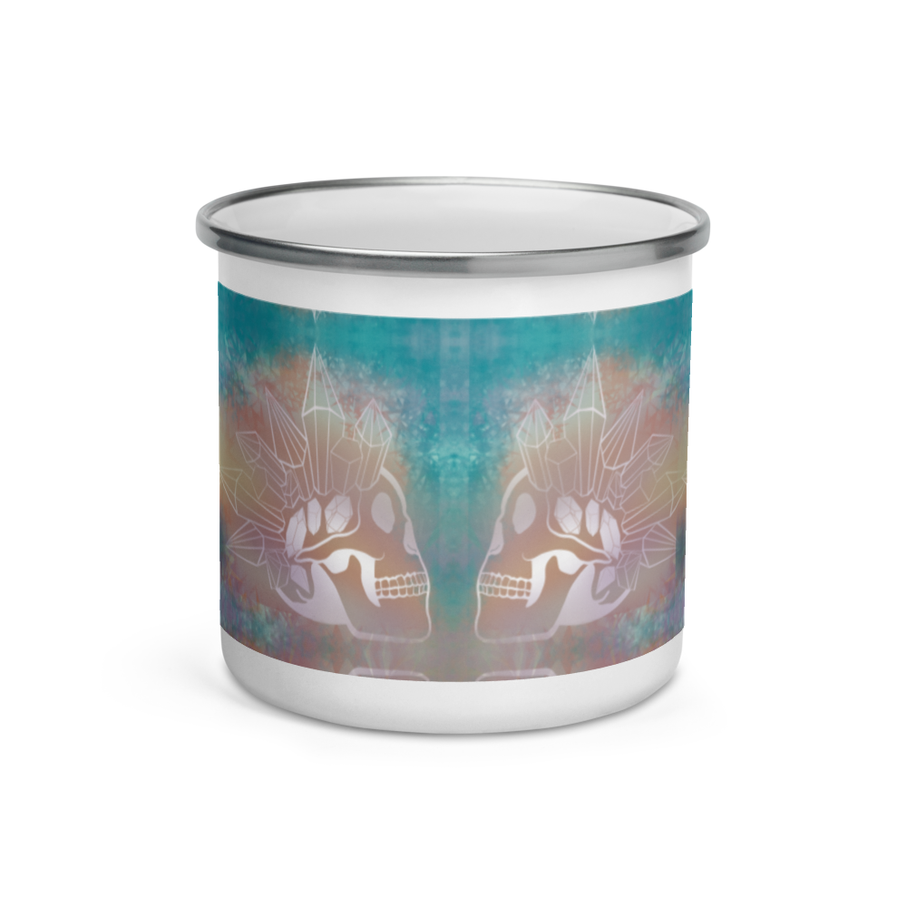 Crystal Skull Enamel Mug - Mod Visions