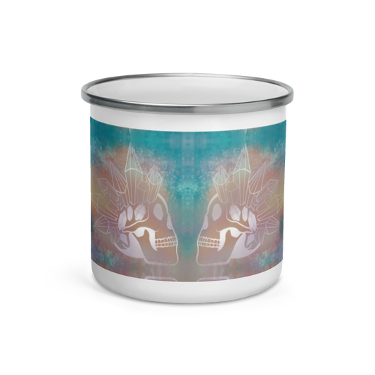 Crystal Skull Enamel Mug - Mod Visions