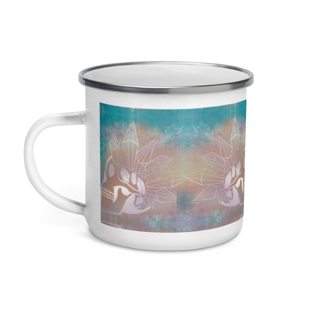 Crystal Skull Enamel Mug - Mod Visions