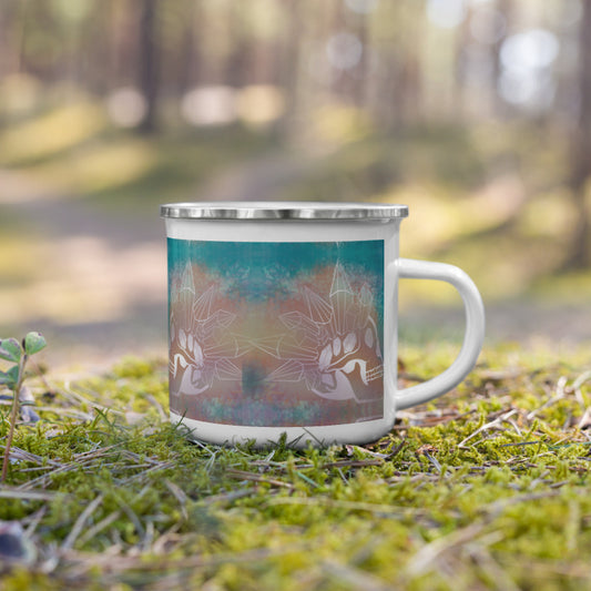 Crystal Skull Enamel Mug - Mod Visions