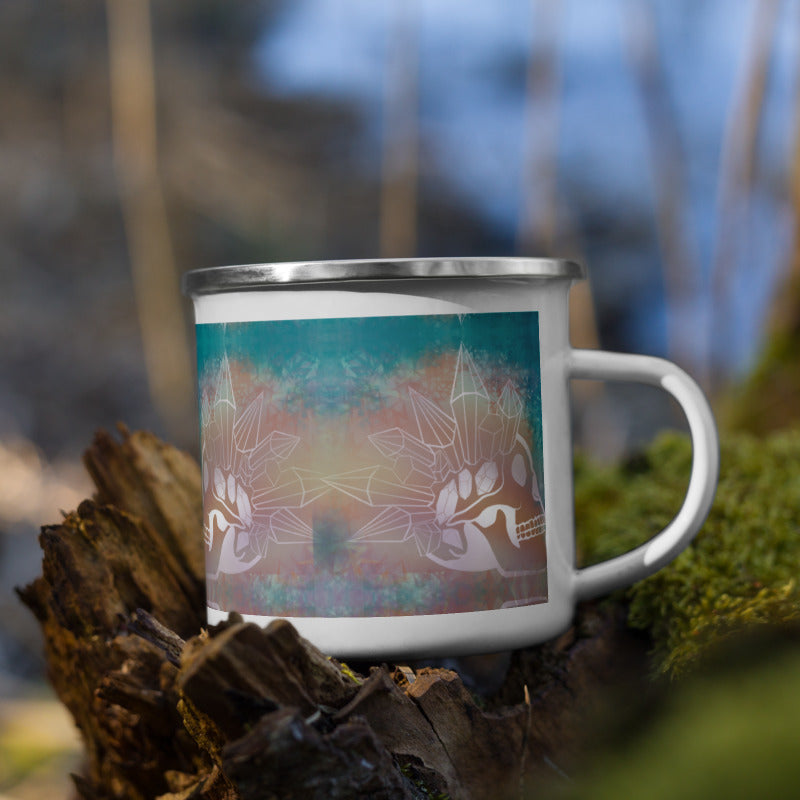 Crystal Skull Enamel Mug - Mod Visions