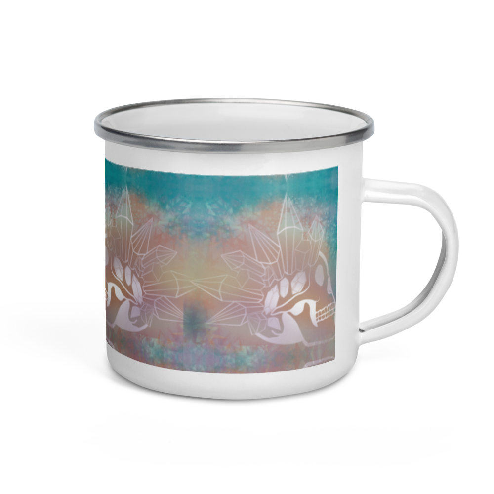 Crystal Skull Enamel Mug - Mod Visions