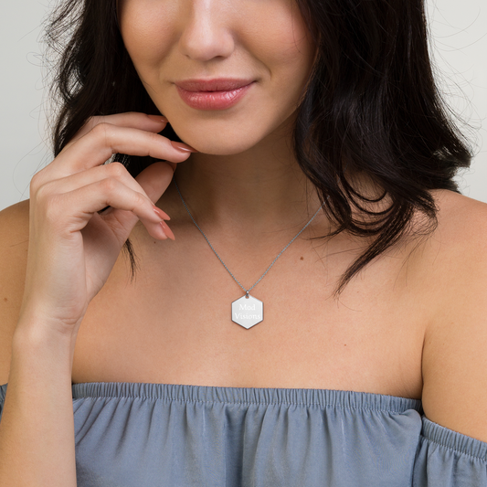 Engraved Mod Visions Hexagon Necklace - Mod Visions