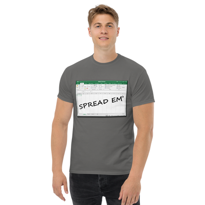 Spread Em' Excel Spreadsheet T-Shirt