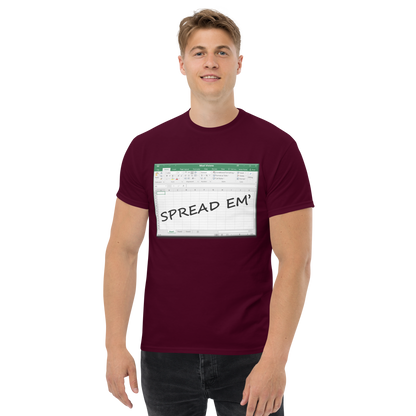 Spread Em' Excel Spreadsheet T-Shirt