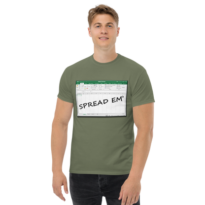Spread Em' Excel Spreadsheet T-Shirt