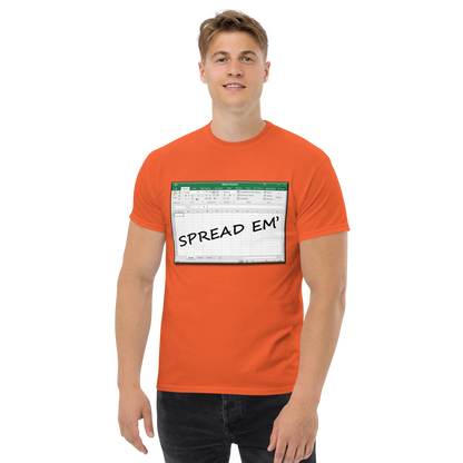 Spread Em' Excel Spreadsheet T-Shirt