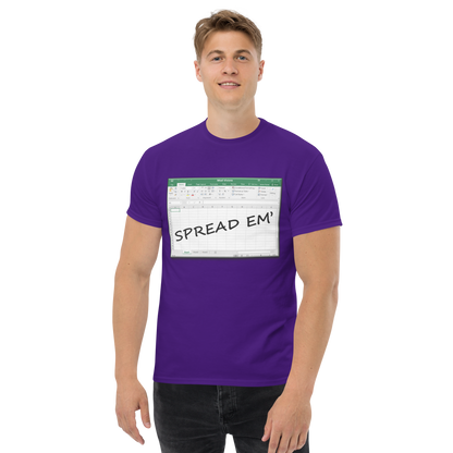 Spread Em' Excel Spreadsheet T-Shirt