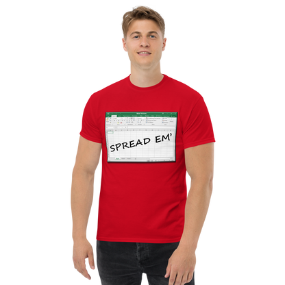 Spread Em' Excel Spreadsheet T-Shirt