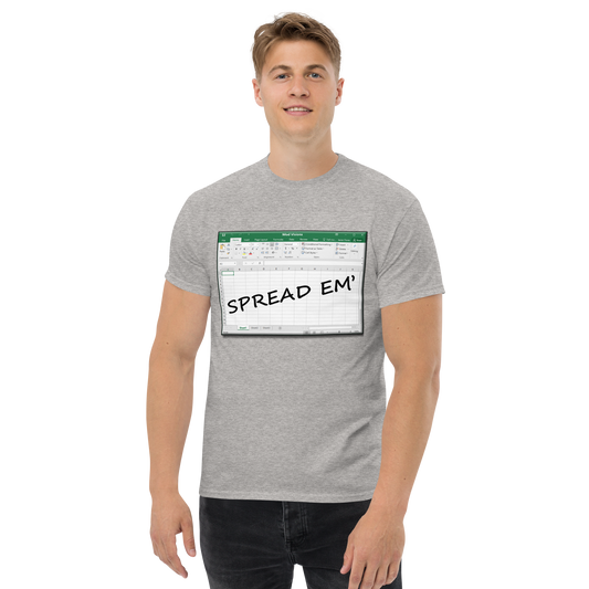 Spread Em' Excel Spreadsheet T-Shirt