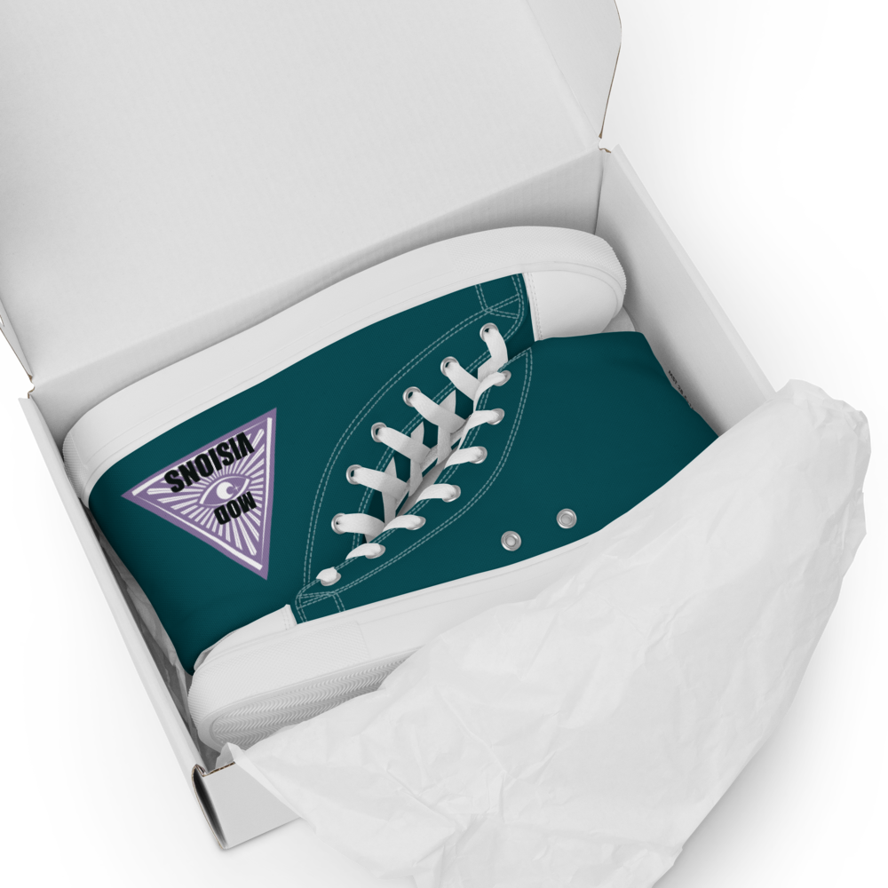 Men’s High Top Vision Canvas Shoes - Mod Visions