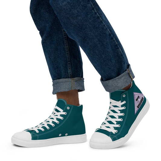 Men’s High Top Vision Canvas Shoes - Mod Visions