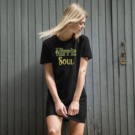 Organic cotton Hippie Soul T-Shirt Dress - Mod Visions