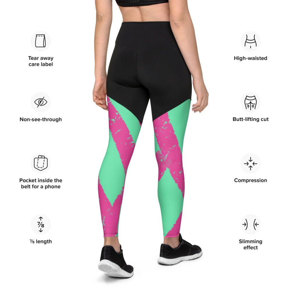 Jazzy Sports Leggings - Mod Visions