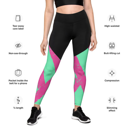 Jazzy Sports Leggings - Mod Visions