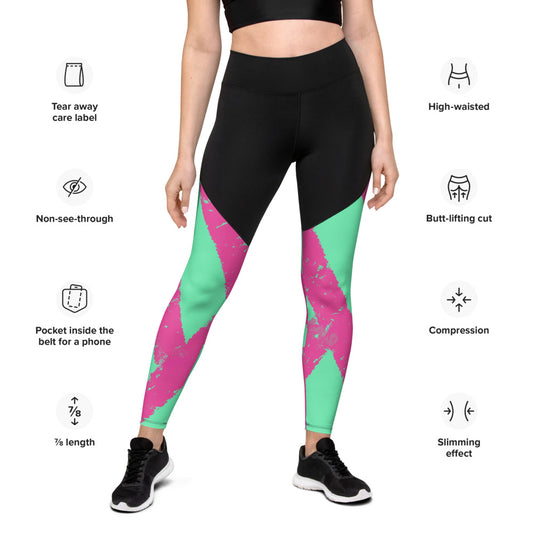 Jazzy Sports Leggings - Mod Visions