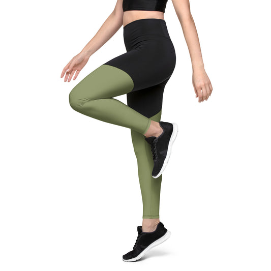 Matcha Green Sports Leggings