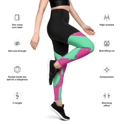 Jazzy Sports Leggings - Mod Visions