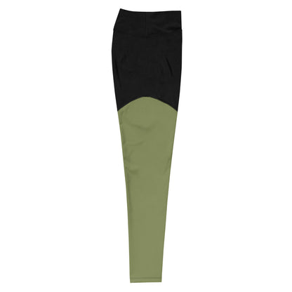 Matcha Green Sports Leggings
