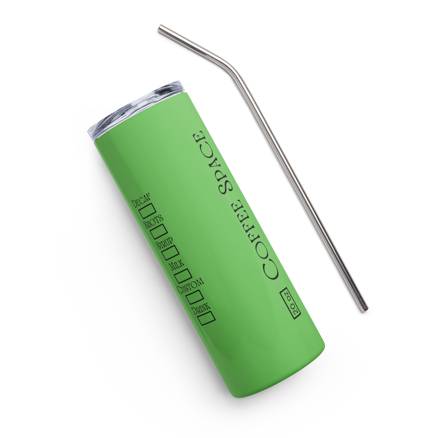 Neon Coffee Space Tumbler