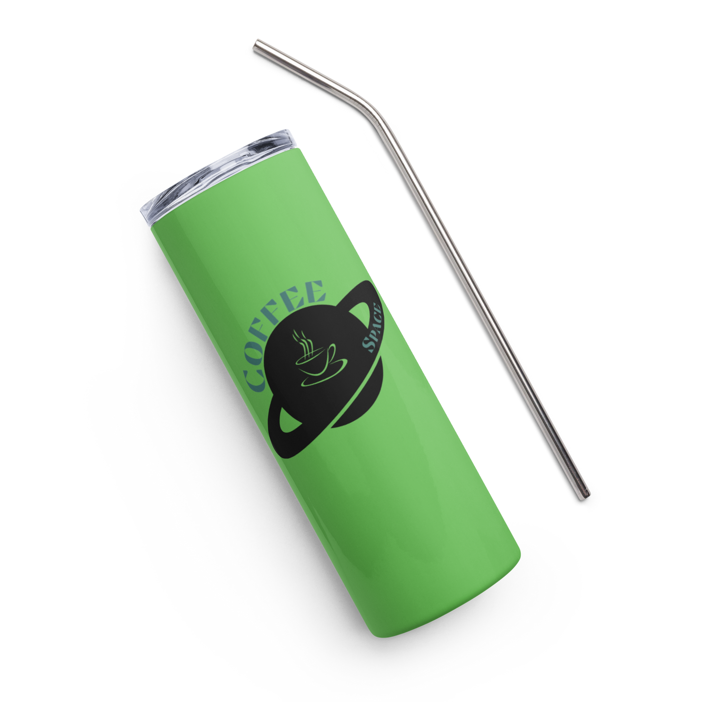 Neon Coffee Space Tumbler