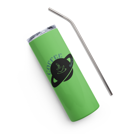 Neon Coffee Space Tumbler