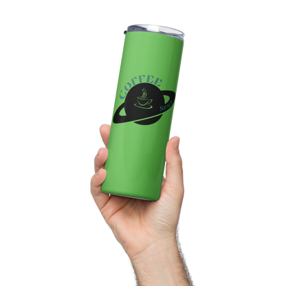 Neon Coffee Space Tumbler