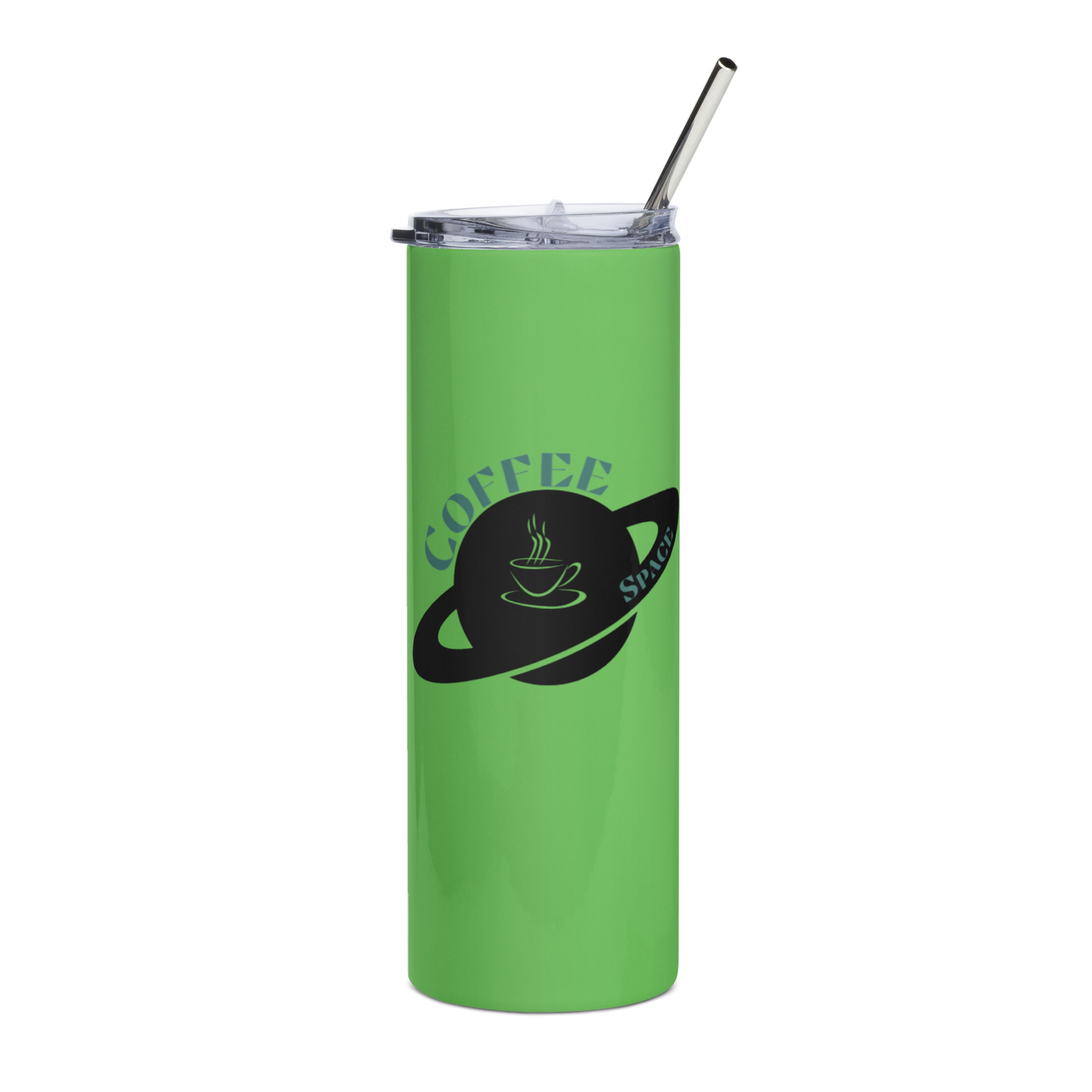 Neon Coffee Space Tumbler