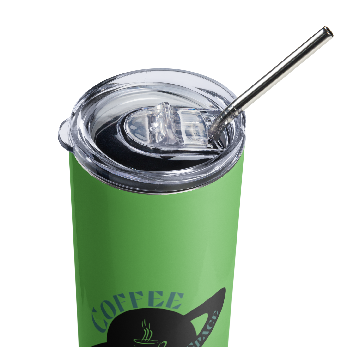 Neon Coffee Space Tumbler