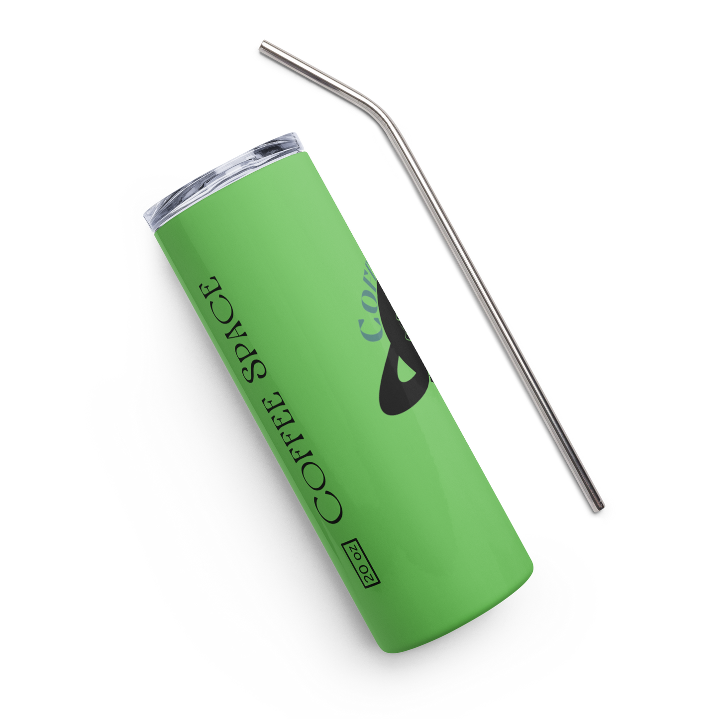 Neon Coffee Space Tumbler