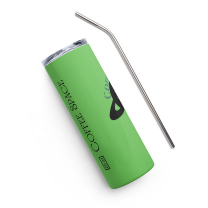 Neon Coffee Space Tumbler