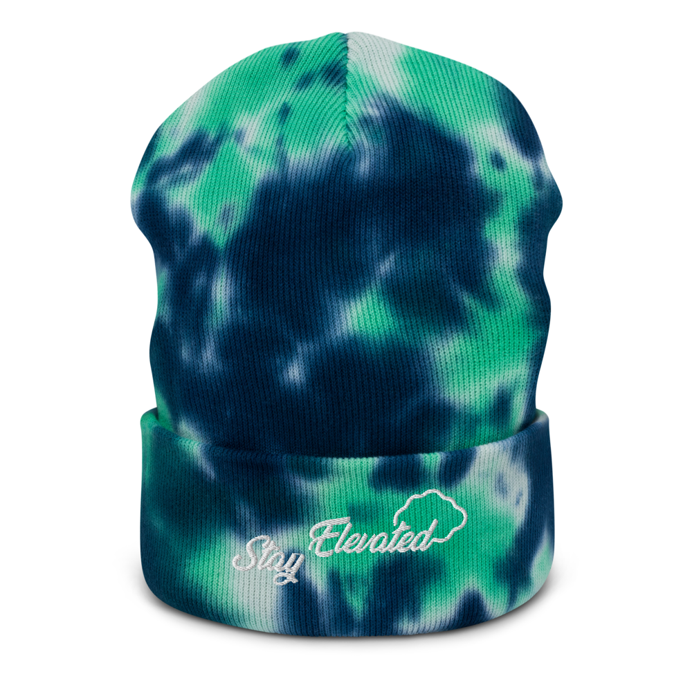 Stay Elevated Tie-Dye Beanie - Mod Visions
