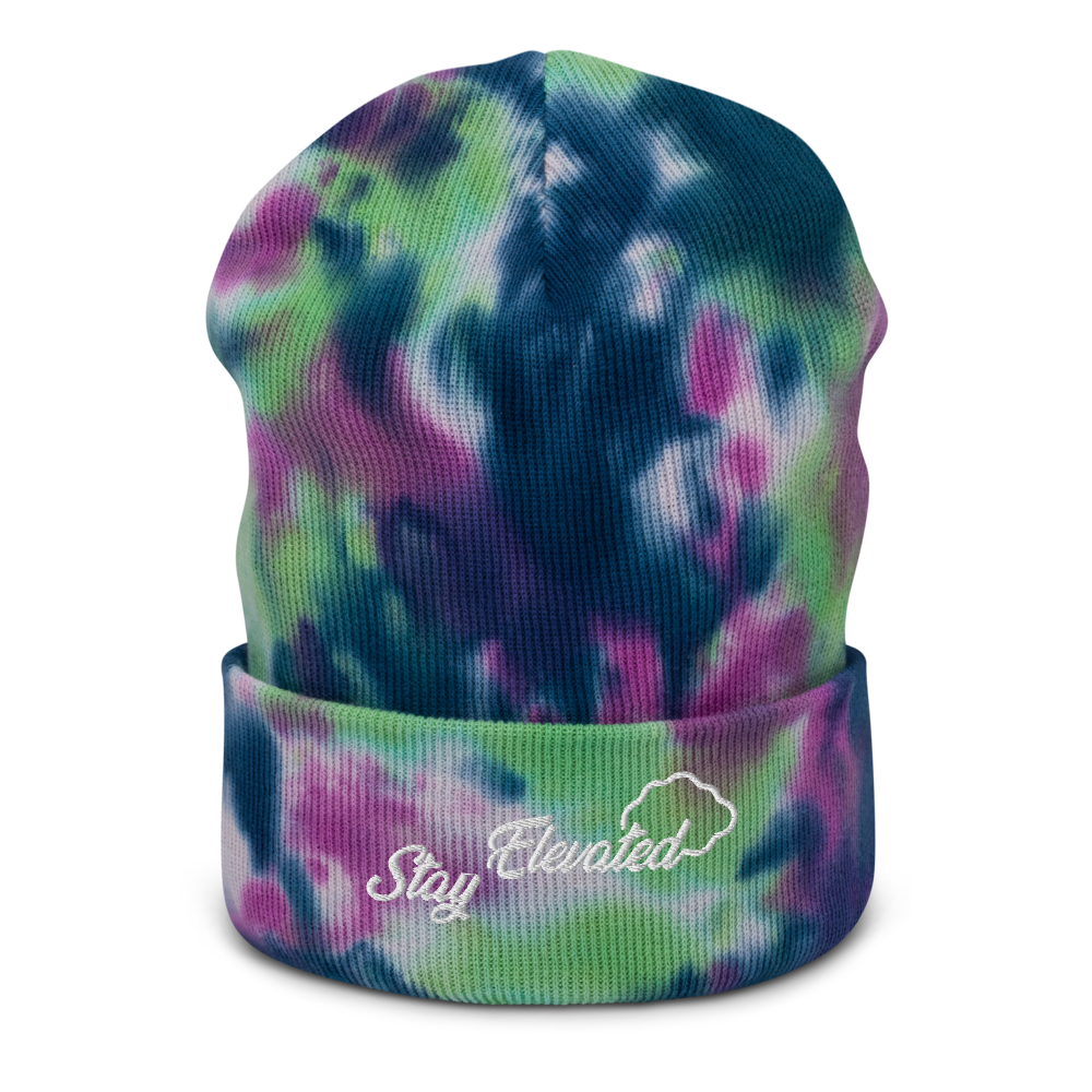 Stay Elevated Tie-Dye Beanie - Mod Visions
