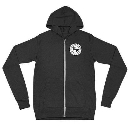 Elevated Fitness Lightweight Unisex Zip Hoodie - Mod Visions