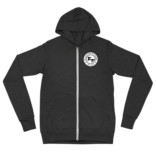 Elevated Fitness Lightweight Unisex Zip Hoodie - Mod Visions