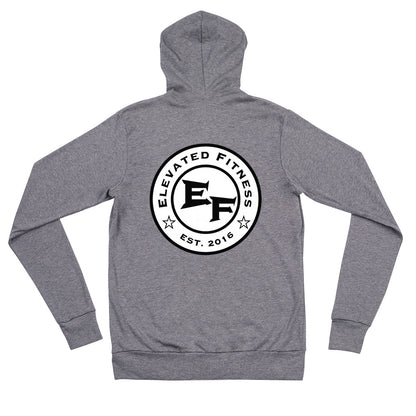 Elevated Fitness Lightweight Unisex Zip Hoodie - Mod Visions