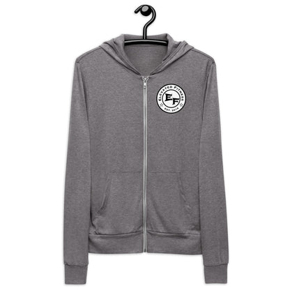 Elevated Fitness Lightweight Unisex Zip Hoodie - Mod Visions