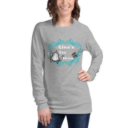 Alice’s Tea House Unisex Long Sleeve Tee - Mod Visions
