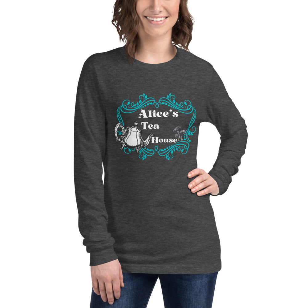 Alice’s Tea House Unisex Long Sleeve Tee - Mod Visions