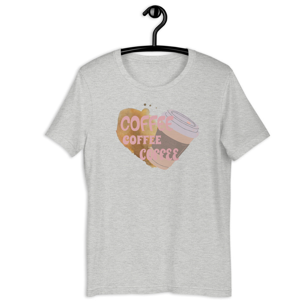 Coffee Coffee Coffee Short-Sleeve Unisex T-Shirt - Mod Visions