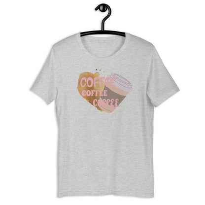 Coffee Coffee Coffee Short-Sleeve Unisex T-Shirt - Mod Visions