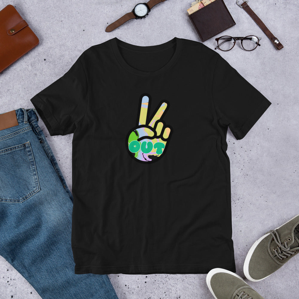 Peace Out T-Shirt - Mod Visions