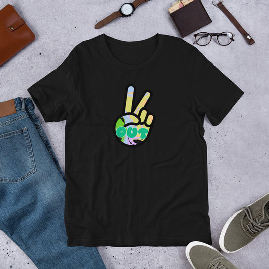 Peace Out T-Shirt - Mod Visions